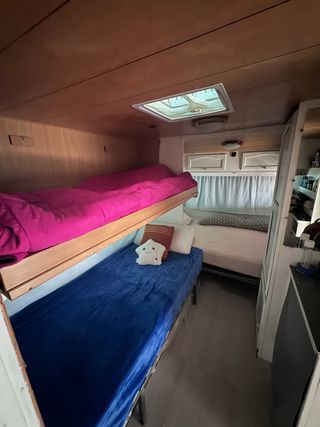 Caravana fija camping