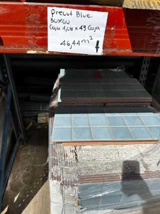 Azulejos azules 30x60 (PRECORTADOS)