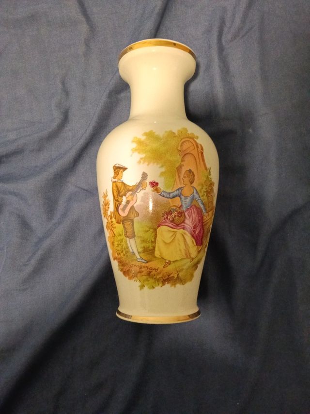 Jarrón porcelana Fragonard