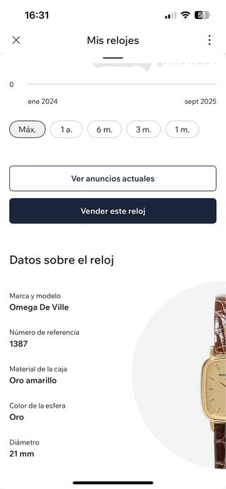 Omega De Ville 1387 – Cuarzo, mujer