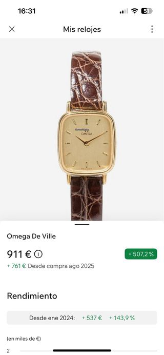Omega De Ville 1387 – Cuarzo, mujer