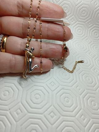 Collana innamorati oro argento