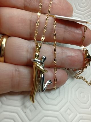 Collana innamorati oro argento