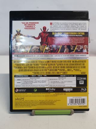 Deadpool y Lobezno 4K UHD Blu-ray