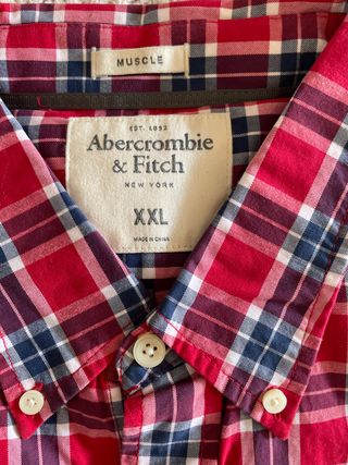 Camisa A&F (Abercrombie & Fitch) - Roja XXL