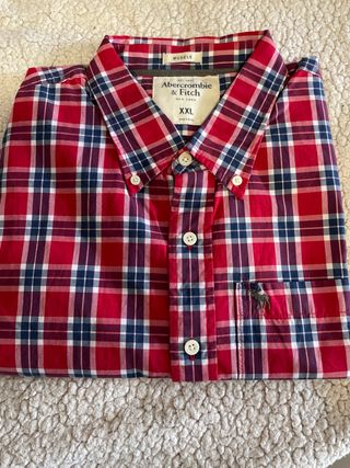 Camisa A&F (Abercrombie & Fitch) - Roja XXL