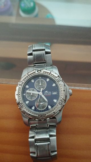 Reloj Lotus cronógrafo azul