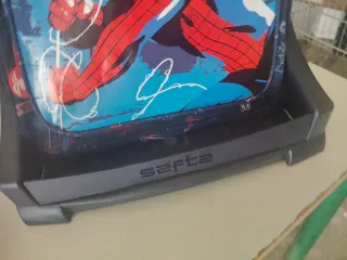 Mochila Spiderman + carro de ruedas grande