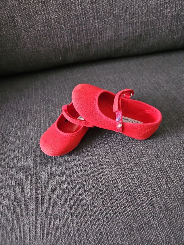 Zapatos niña rojos talla 24