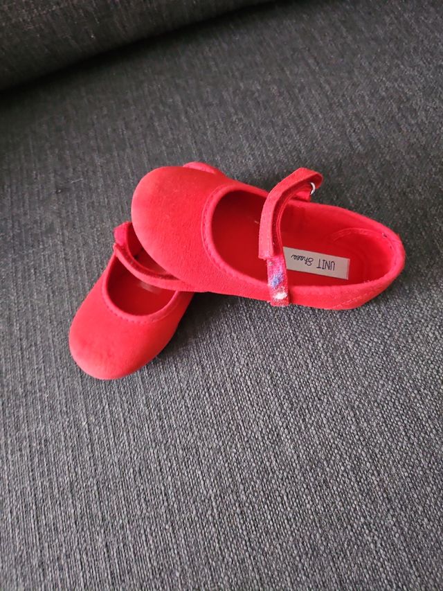 Zapatos niña rojos talla 24