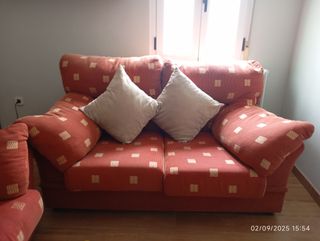 2Sofas 3plazas 85x185x80y 2plazas 150x85x80,urge 