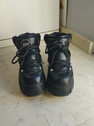 Zapatos plataforma negros