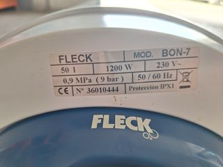 Termo eléctrico Fleck de 50 litros
