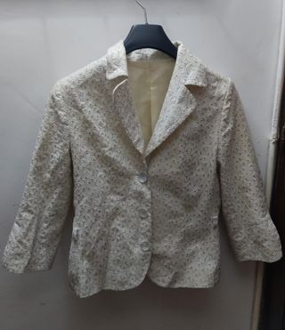Chaqueta beige mujer talla M - gratis