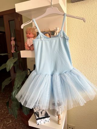 Tutu ballet azul niña talla 10
años