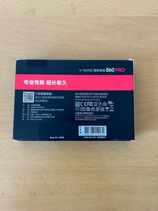 SSD Samsung 860 PRO 256GB SATA