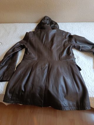 Chaquetón piel marrón Studio Classics