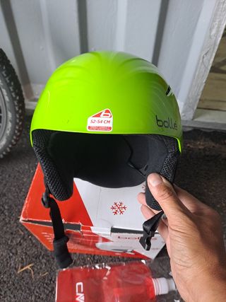 Casco esquí Bolle Kids verde lima