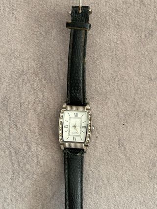 Reloj cuarzo mujer - correa negra