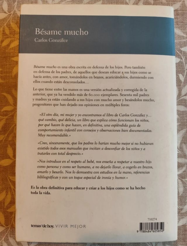 ✅Libro "Bésame Mucho" para la crianza