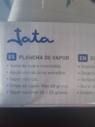 Plancha Vapor Jata PL120 - 2200W