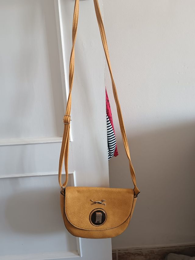 Bolso bandolera mostaza