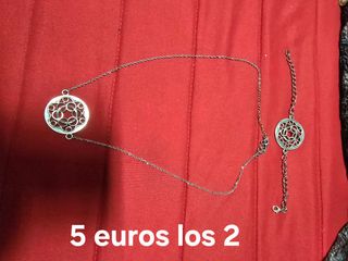 Pulseras,pendiente,tobilleras y anillos