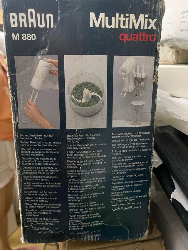 Batidora Braun Multimix 350W