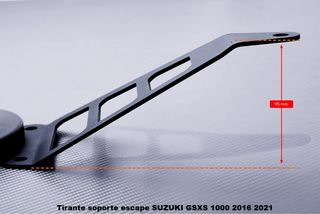 Tirante soporte escape SUZUKI GSXS 1000 2016 2021