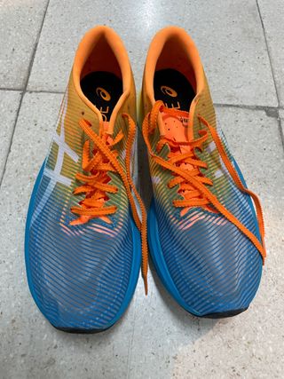 Zapatillas ASIC Metaspeed Edge - Azul/Naranja