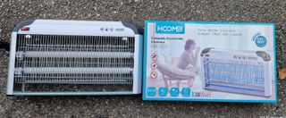 Lámpara repelente de mosquitos, moscas con luz ele