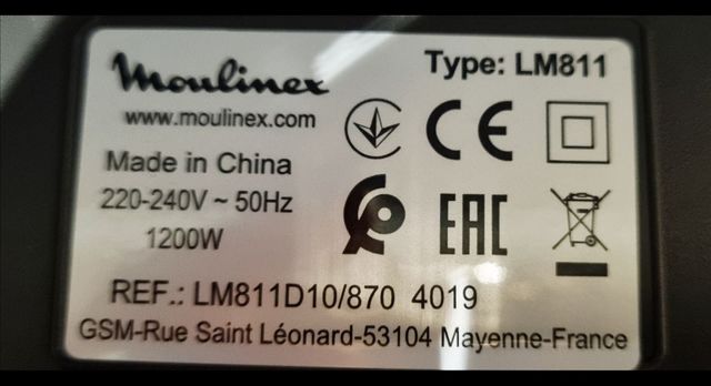 Goma batidora vaso Moulinex LM811D