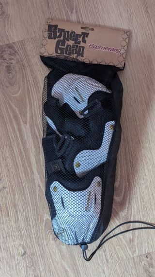 Protecciones patinaje Street Gear Boomerang Nuevo