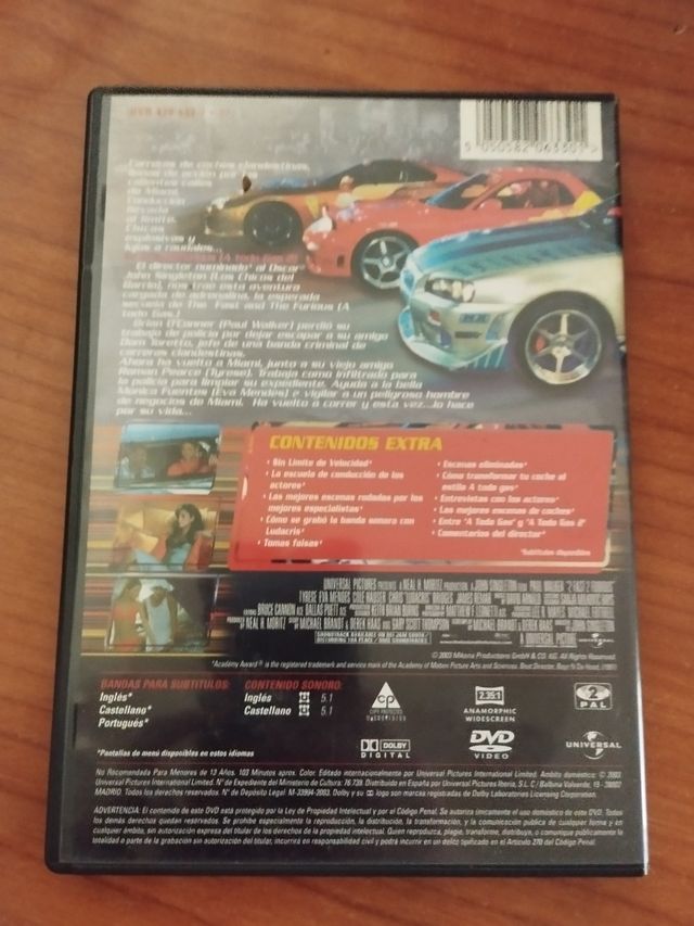 DVD 2 Fast 2 Furious