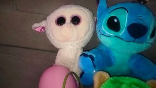 Lote de Peluches,Muñeca y lampara de flor