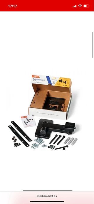 Brazo / soporte pared TV inclinable y extensible