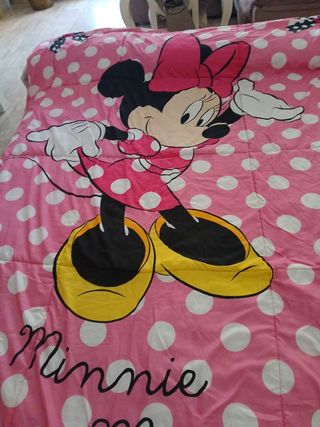 Colcha Minnie Mouse - Rosa