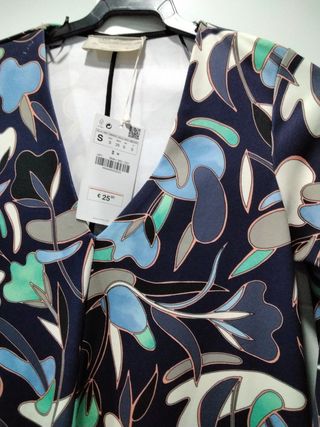 Vestido Zara S - Multicolor