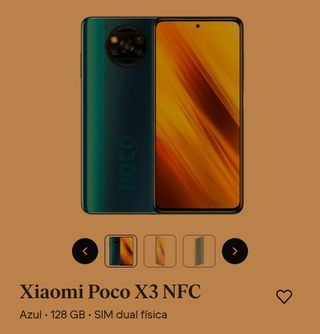 Xiaomi Poco X3 NFC Blue - 128 GB