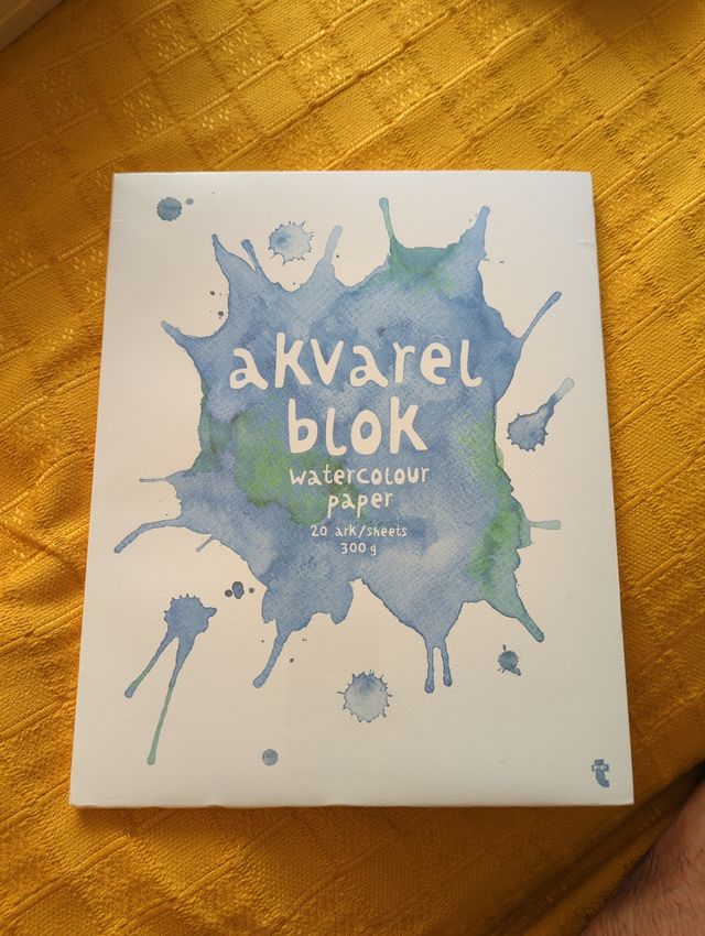 Bloc acuarela 20 hojas 300g