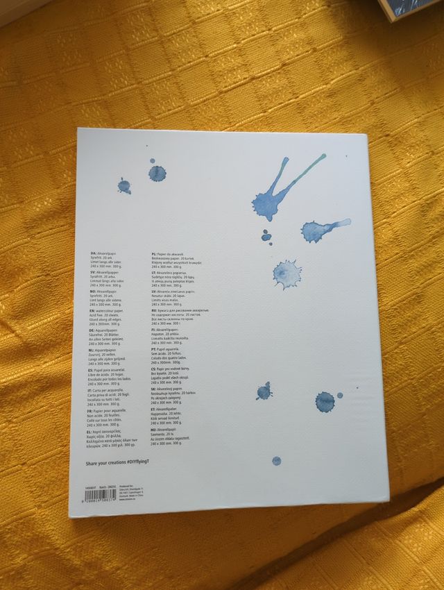 Bloc acuarela 20 hojas 300g