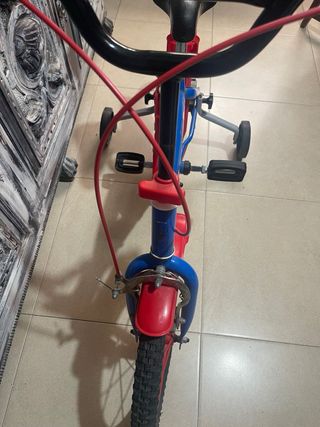 Bicicleta Spiderman niño 12”
