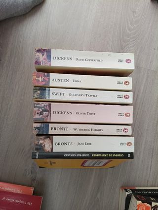 Lote libros literatura inglesa