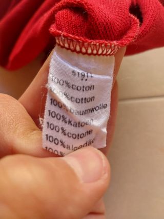 Polo Lacoste vintage rossa