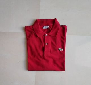 Polo Lacoste vintage rossa