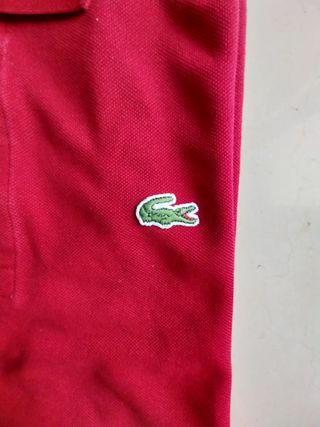 Polo Lacoste vintage rossa