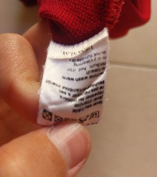 Polo Lacoste vintage rossa