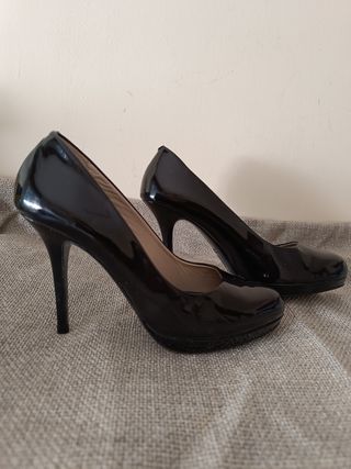 Zapatos de PIEL NUEVOS Tacón Mujer 