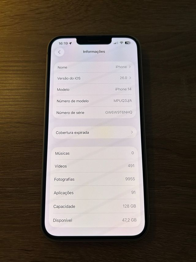 iPhone 14 Branco 128GB