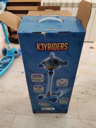 Patinete Infantil Sharky K3YRiders- usado una hora
